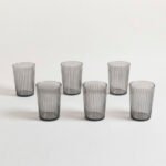 VASO DE VIDRIO GALIPOLI ALTO GRIS DE 510ML