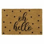 FELPUDO OH HELLO DE COCO Y PVC 40X60 CM