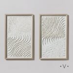 CUADROS  WAVES SET X2 50X80CM